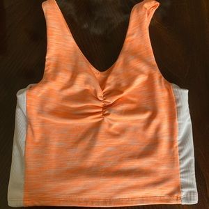 FIVE DANCE WEAR ORANGE CROP TOP FOR SALE!!🧡🤍
